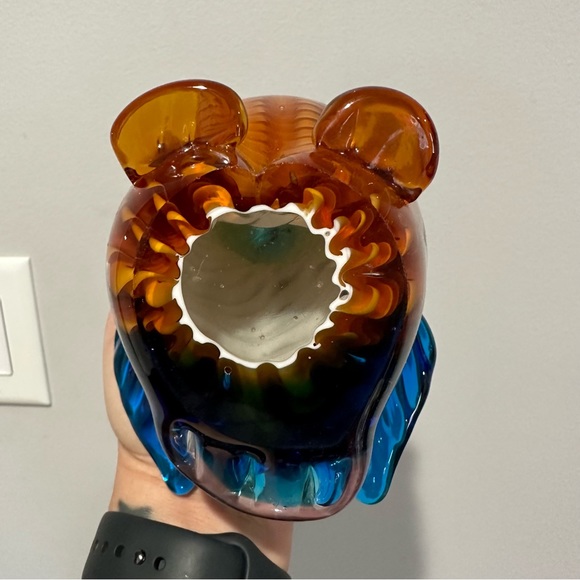 Art Glass Owl Paperweight - Picture 7 of 12